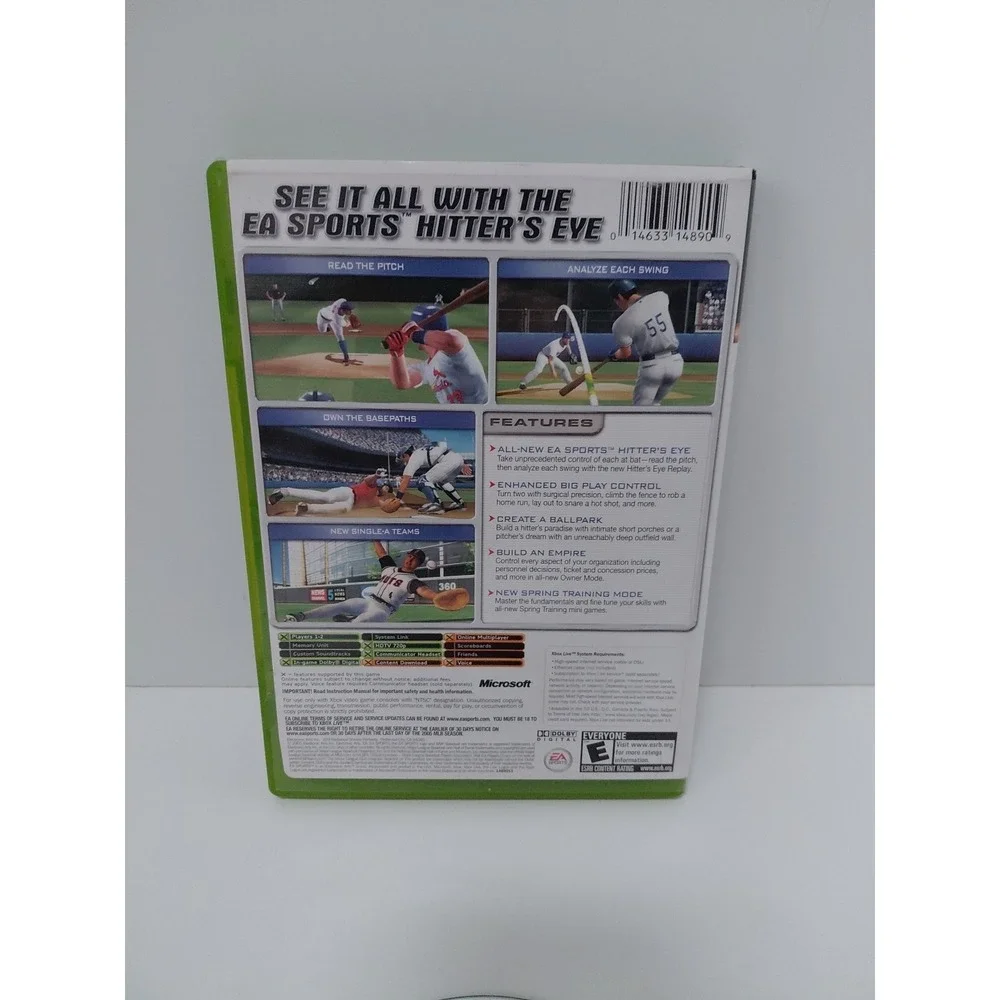 MVP Baseball 2005 Microsoft Xbox Video Game EA Sports MLB w/ Case